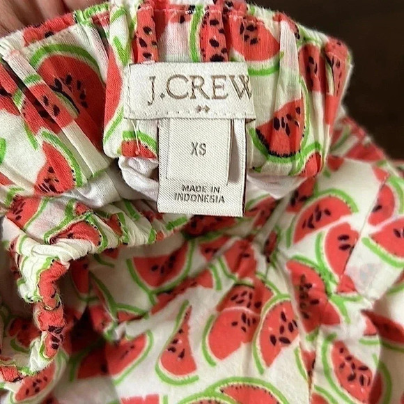 J. Crew Skirt Juniors XS Watermelon Design - Picture 3 of 3